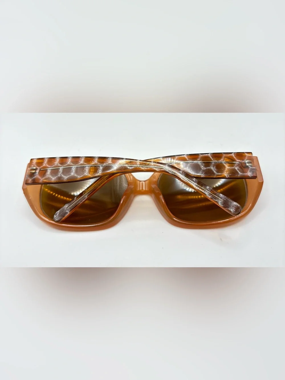 S629 Brown Oval Sunglasses Frames Only